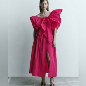 Zara Fuchsia Bustier Top